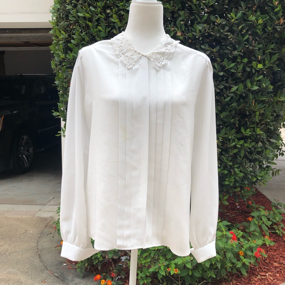 Crochet Collar Shirts